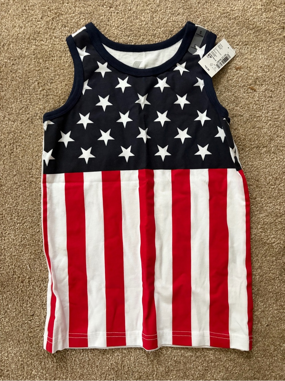 Red White and Navy Star-Spangled Tank